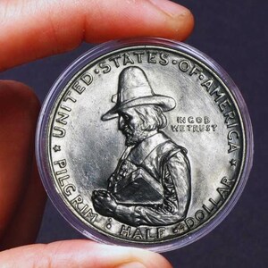 1920 Pilgrim Tercentenary Half Dollar: U.S. Commemorative Silver Plated Coin