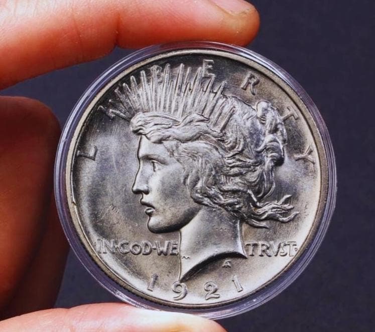 1921 silver dollar - Etsy 日本