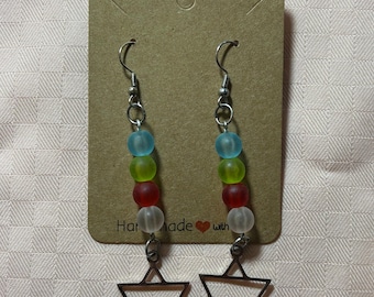 Boucles d'oreilles inspirées d'Avatar, le dernier maître de l'air