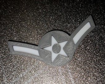 Air Force Airman E-2 Insignia 3D STL Files For 3D Printing Using 3D Printer Machines