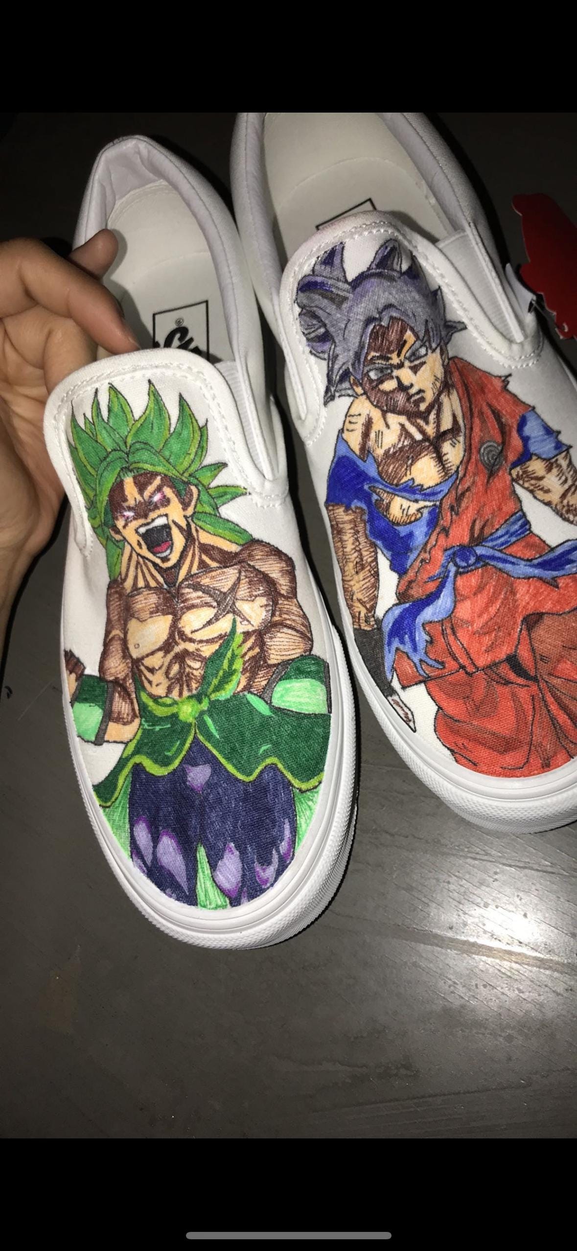 custom dragon ball z vans