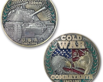M103 Heavy Tank Cold War Combatants Challenge Coins