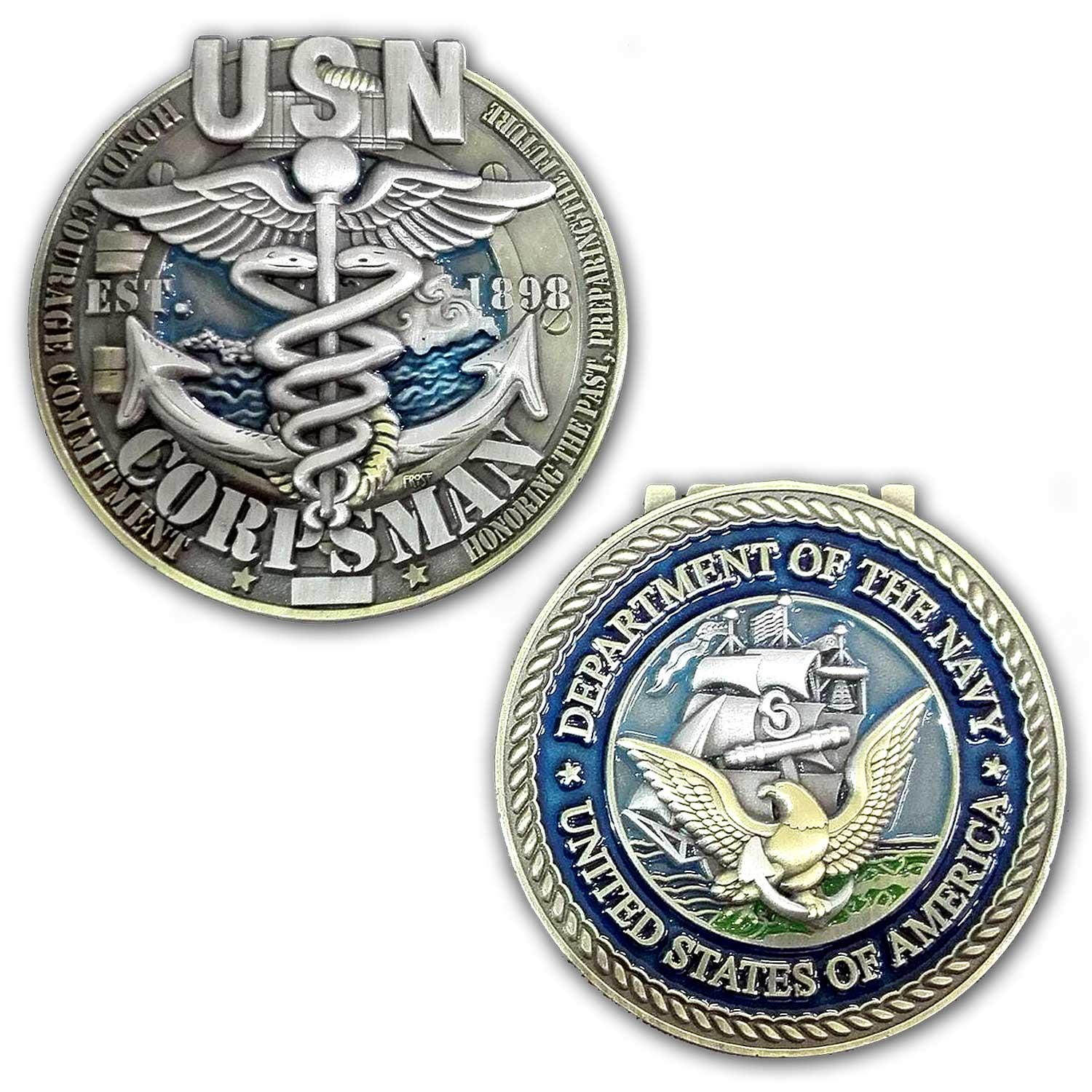 Navy Corpsman Challenge Coin - Etsy