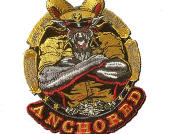 US Navy Chief Anchored Submarine Warfare Veteran Patriotic 4" Military Patch