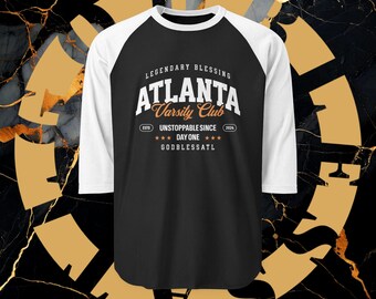 GODBLESSATL Varsity Raglanshirt