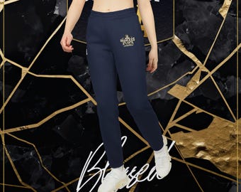 GODBLESSATL × Adidas fleece-joggingbroek