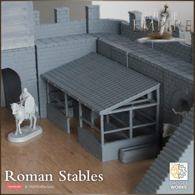 Rpg Stables Roman Stables, Tabletop Terrain, 28mm, 32mm - Etsy