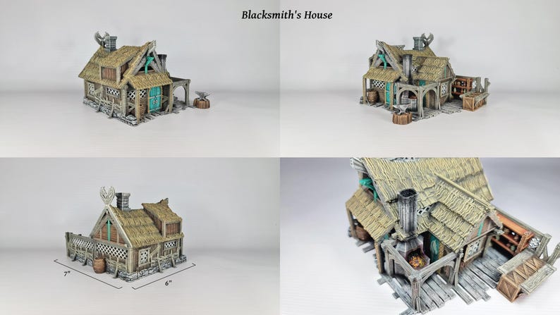 Stackable Towns Horseheim, Tabletop Terrain, 28mm, 32mm - Etsy