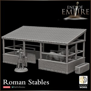 Rpg Stables Roman Stables, Tabletop Terrain, 28mm, 32mm - Etsy