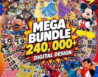 240000+ Mega Svg Bundle Files, Dtf Designs, Cricut Files, Lifetime Access, Insant Download, For Etsy Sellers,Holiday Svg,Cartoon Svg Bundle