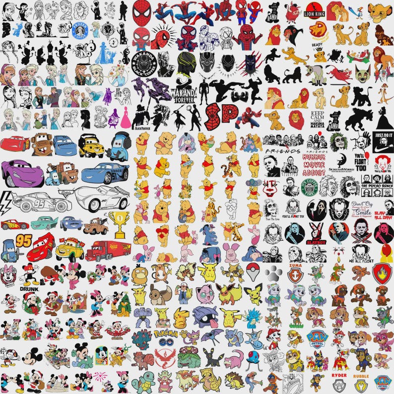 240000+ Mega Svg Bundle Files, Dtf Designs, Cricut Files, Lifetime Access, Insant Download, For Etsy Sellers,Holiday Svg,Cartoon Svg Bundle image 12