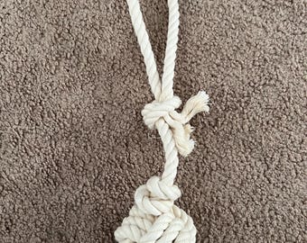 Handmade Nautral Rope Dog Toy