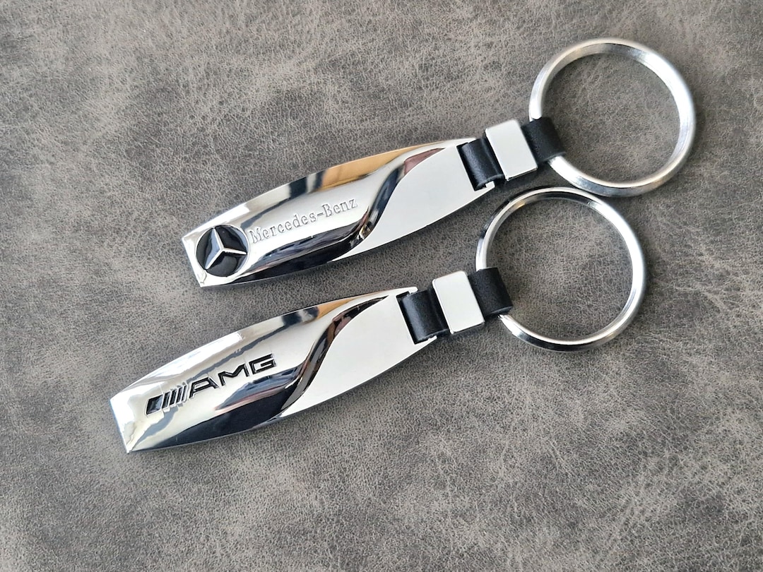 Mercedes Benz Amg Keychain Logo Metal Keyring - Etsy