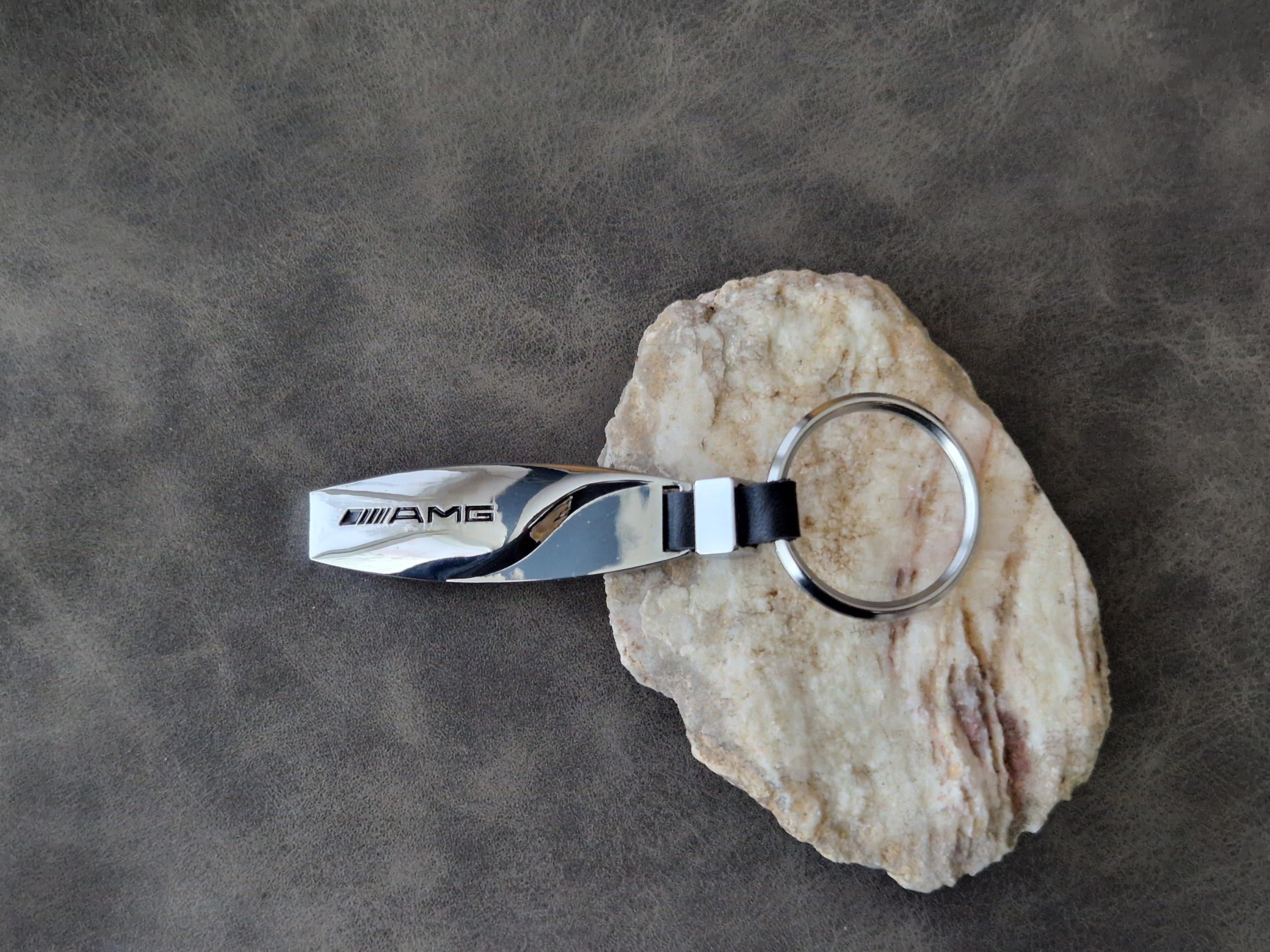 Mercedes Amg Keychain Metal Logo Keyring Car Accessory Gift for Men ...