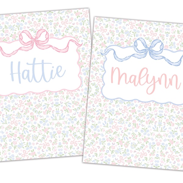 Binder Cover | Folder Cover | Back to School | Personalized Binder Cover | School Digital Download | Preppy School Printable