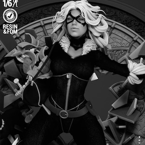 Black Cat sculpture