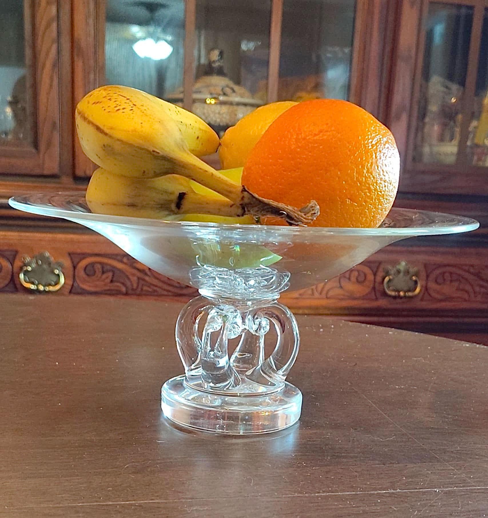 Steuben Footed Bowl - Etsy