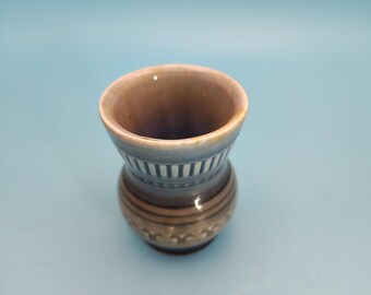 Vintage Irish Porcelain Toothpick Holder | Clover Shamrock Ceramic Table Condiment Cup | Small 2.5” Kitchen Collectible Made in Ireland