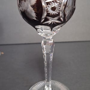 Nachtmann Traube Deep Red Wine Glass: Bavarian Cut-to-Clear Crystal