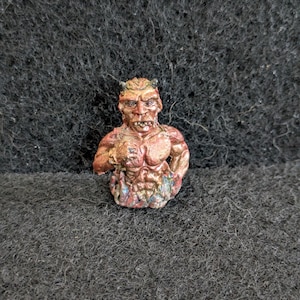 Vintage Late 1970s-Early 1980s  Ral Partha Hand-Painted D&D Lead Miniature Figure | Devil Man