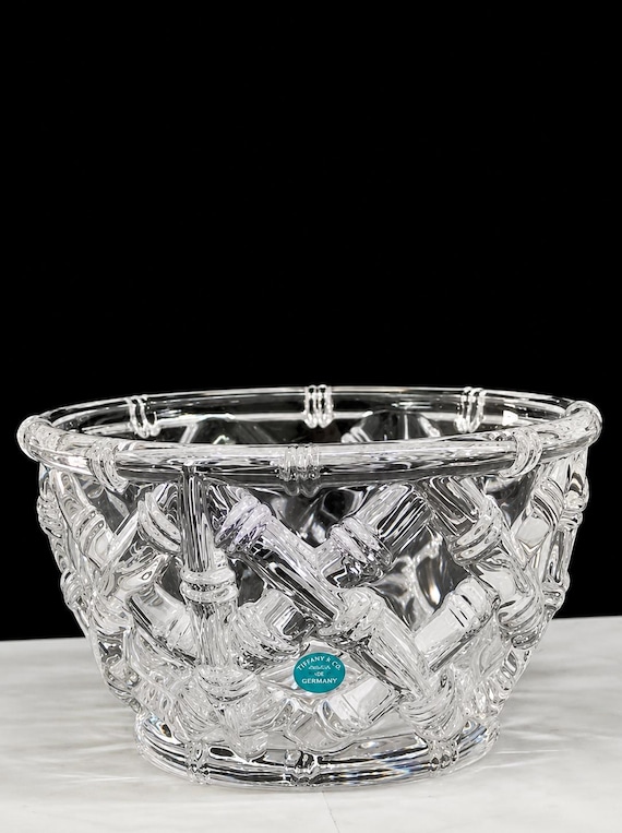 Tiffany & Co. Crystal Bowl - Etsy