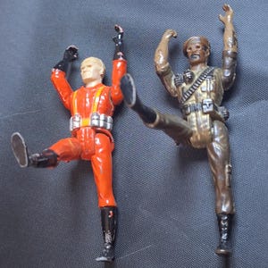 Vintage Eagle Force Action Figures: Betaman The Arsonist & Big Bro Medic