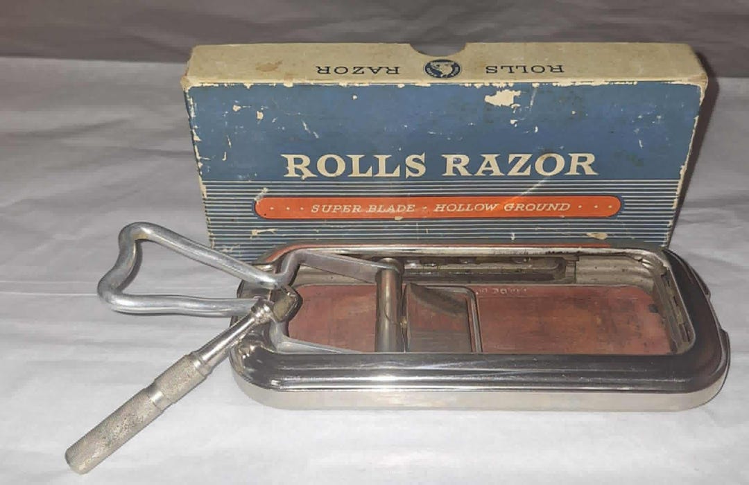 4s Razor Vintage Vintage Rolls Razor Safety Razor With Original Box - Etsy