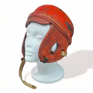 1940 Leather Football Helmet - Etsy 1940 Leather Football Helmet - Etsy