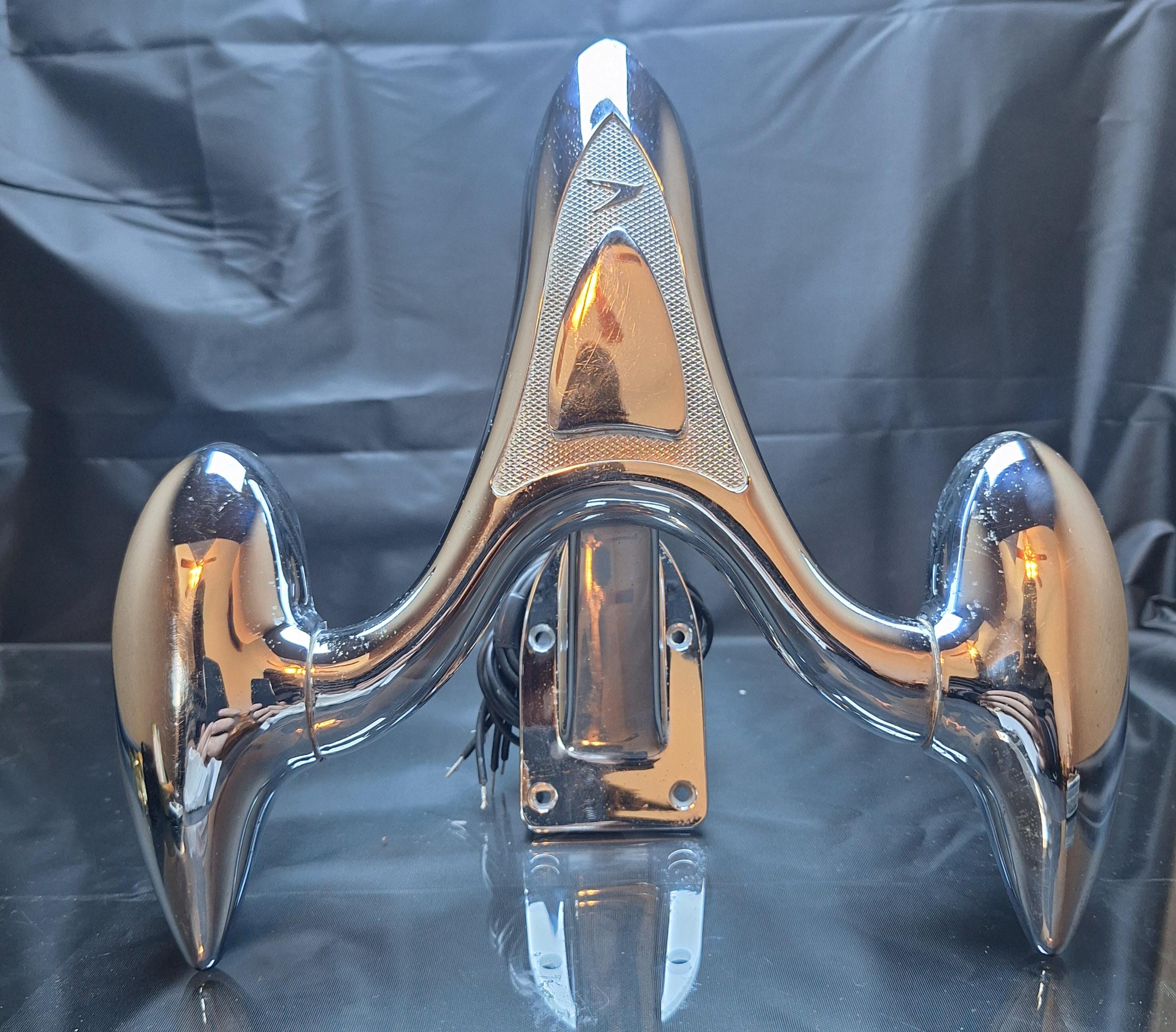 Vintage Attwood Seaflight Chrome Boat Bow Light – Mid-Century Nautical Navigation