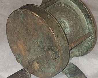 antique winchester fishing reels Reel - Brass #1319 WINCHESTER ANTIQUE FISHING REEL 2242