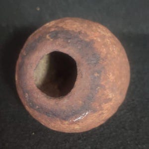 Antique Cast Iron Naval Hand Grenade, 18th-19th Century Display Piece