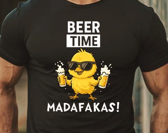 T-shirt Donna Pew Pew Madafakas Crazy Chick – Maglietta Slim Fit Con Meme – MoonWorks - Foto 5