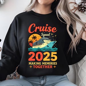 Cruise Squad 2025 PNG, Making Memories Together, Cruise Ship Vacation Art, Summer Travel Design, Instant Download