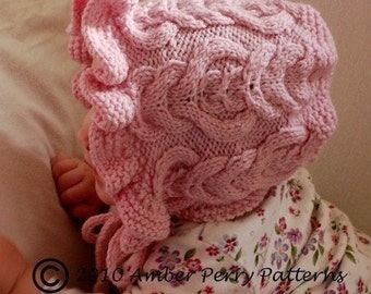 PDF Knitting Pattern - Elizabeth Bonnet