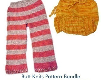 Pattern Bundle - Butt Knits Basic Longies and Traditional Soaker