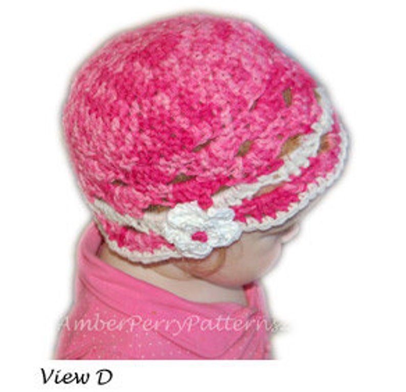 PDF Crochet Hat Pattern Zefenella Hat image 3