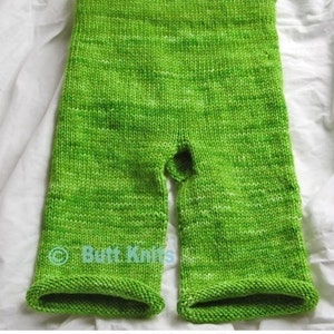 PDF Knitting Pattern Butt Knits Basic Longies/Shorties image 5