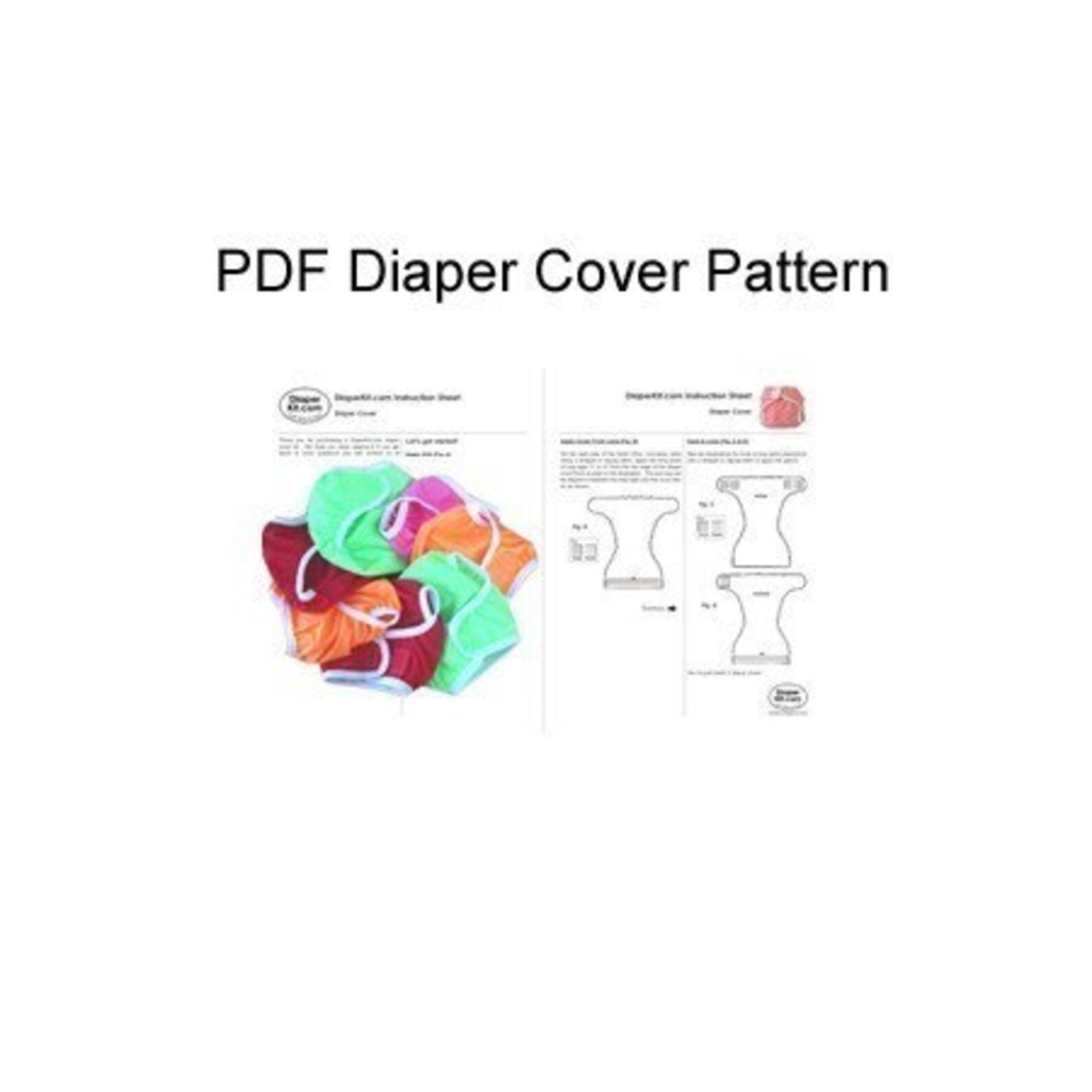 PDF Pattern Diaper Cover Pattern Etsy