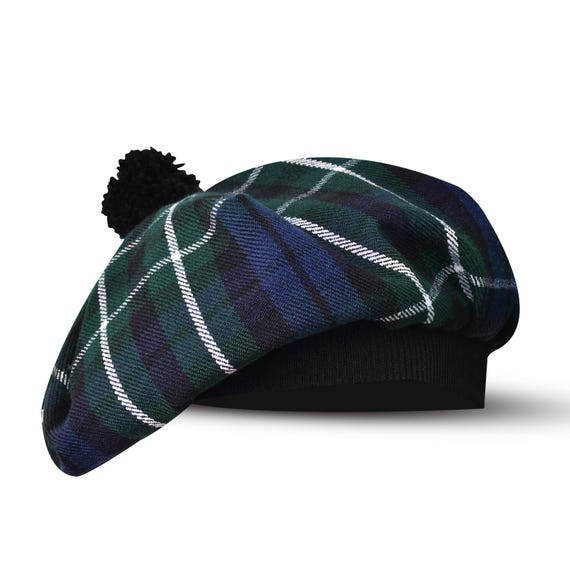 4276 Scottish Tam With Pompom. Black Tam O main image 4