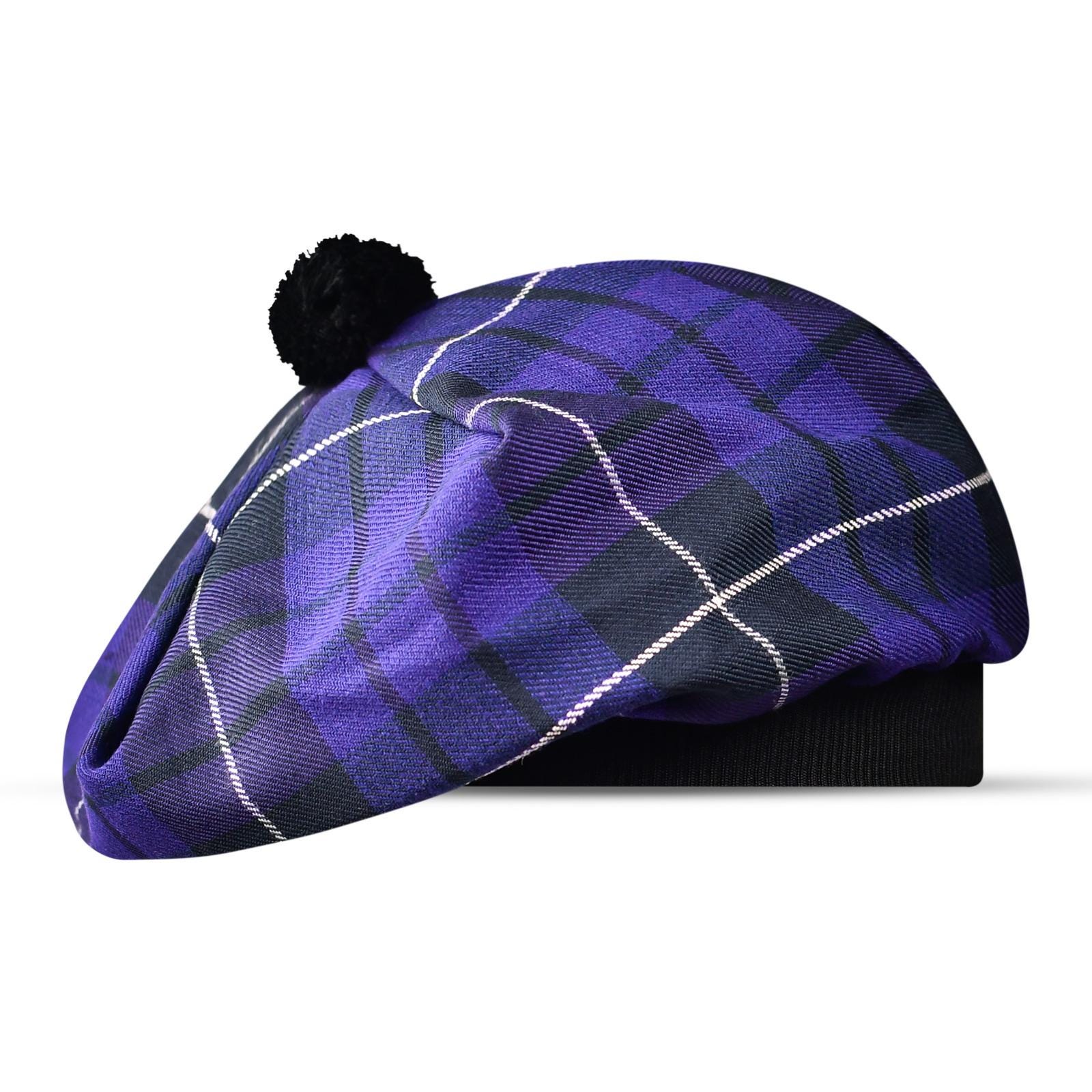 7152 Scottish Hat Tam O Shanter Bonnet Tartan Acrylic Wool The Tam O main image 4