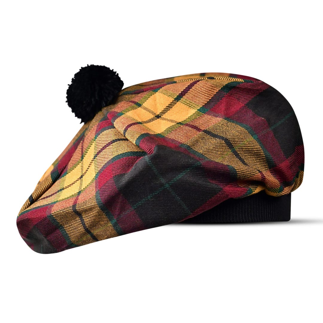 7152 Scottish Hat Tam O Shanter Bonnet Tartan Acrylic Wool $_12.JPG?set_id=880000500F main image 4