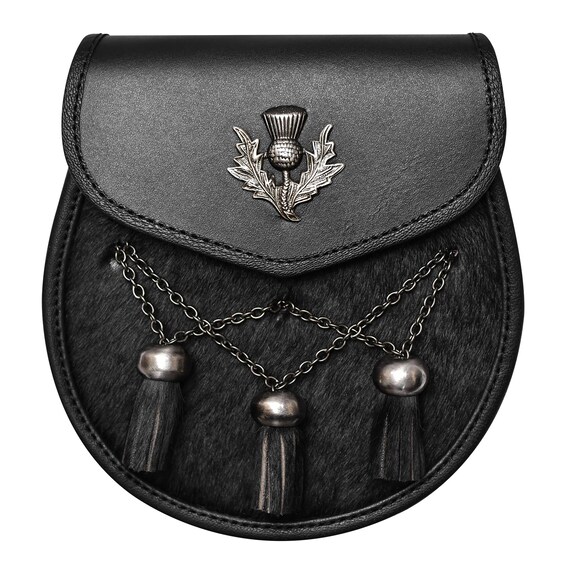 5868 Highland Redstone Sporran Kilt For Men Premium Leather Quality Amazon.com: HIGHLAND REDSTONE Sporran Kilt for Men Premium  main image 2
