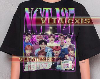 Chemise NCT 127 - t-shirts rétro NCT 127, t-shirt bootleg NCT 127, NCT 127 vintage des années 90, sweat-shirt groupe K-Pop