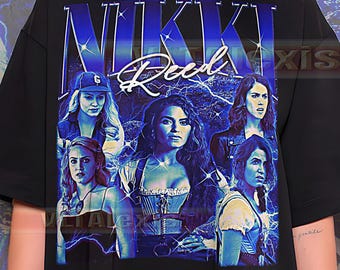 Koszulka Nikki Reed, koszulka z aktorką, gwiazdą i artystką w stylu vintage, retro powrót do lat 90., sweter Nikki Reed