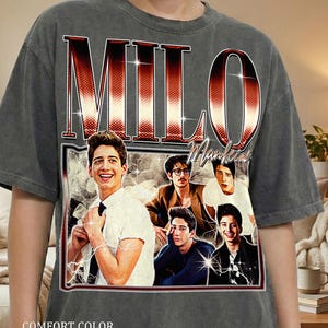 Milo Manheim Bootleg Shirt, Pop Singer and Actor Graphic Tee, Teen Heartthrob Fan Gift