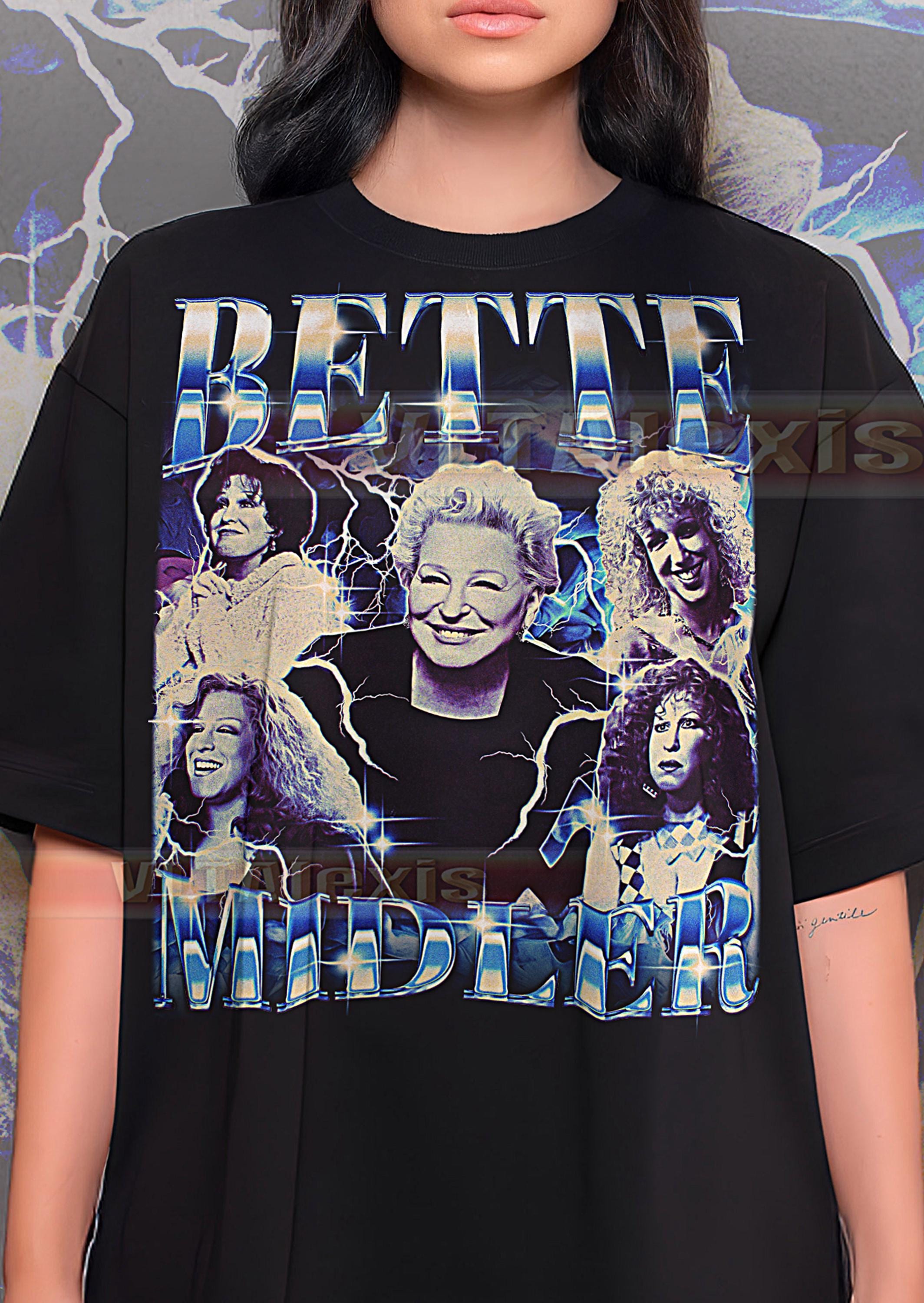 Bette Midler T-shirt, Vintage Singer Actress Legend Star Performer 