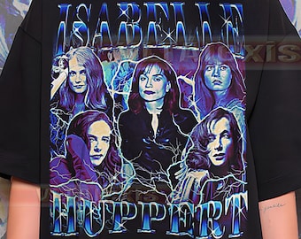 Isabelle Huppert T-Shirt, Vintage Actress Star Legend Performer Tee, 90s Retro Throwback, Isabelle Huppert Sweater