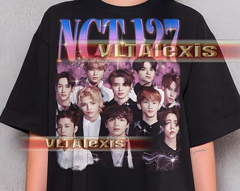 Chemise NCT 127 - Tshirt bootleg NCT 127, NCT 127 vintage des années 90, t-shirts rétro NCT 127, sweat Music Idol