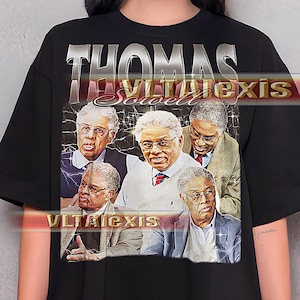 Thomas Sowell Bootleg Shirt, Vintage Economist Author Pundit Genius Tee, 90s Retro Throwback T-shirt, Thomas Sowell Sweater