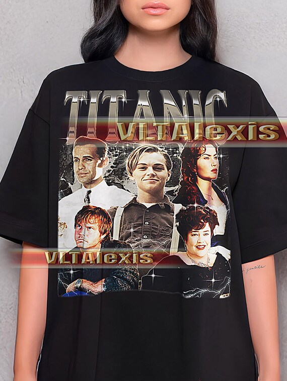 Titanic Film Bootleg Shirt, Vintage Classic Drama Romance Movie
